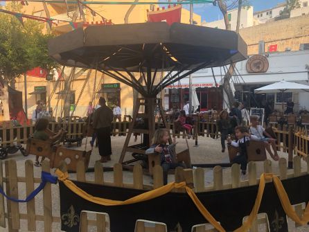Una de las atracciones infantiles Una de las atracciones infantiles