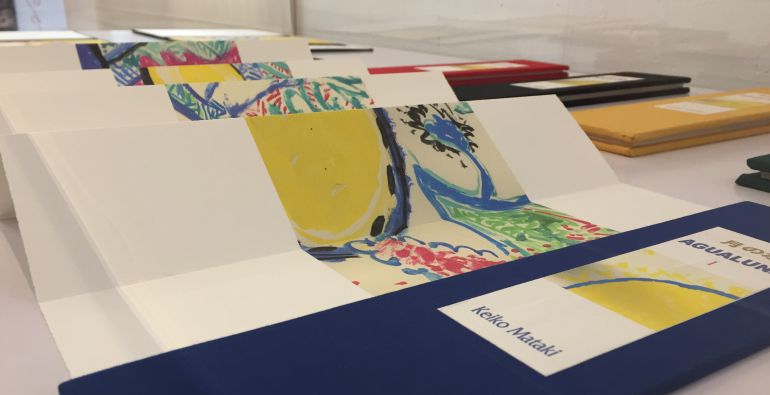 La obra de Keiko Mataki se expone en las vitrinas de la FAP. La obra de Keiko Mataki se expone en las vitrinas de la FAP.
