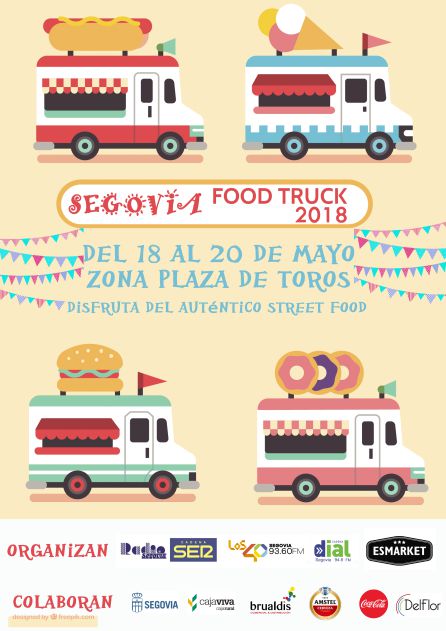 Cartel Festival Food Truck Segovia 2018 Cartel Festival Food Truck Segovia 2018
