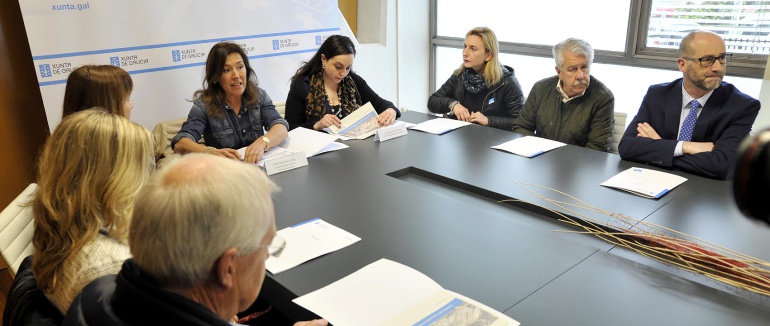 Beatriz Mato, reunida con los empresarios Beatriz Mato, reunida con los empresarios