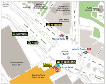Empiezan a funcionar los búhos desde Atocha Empiezan a funcionar los búhos desde Atocha