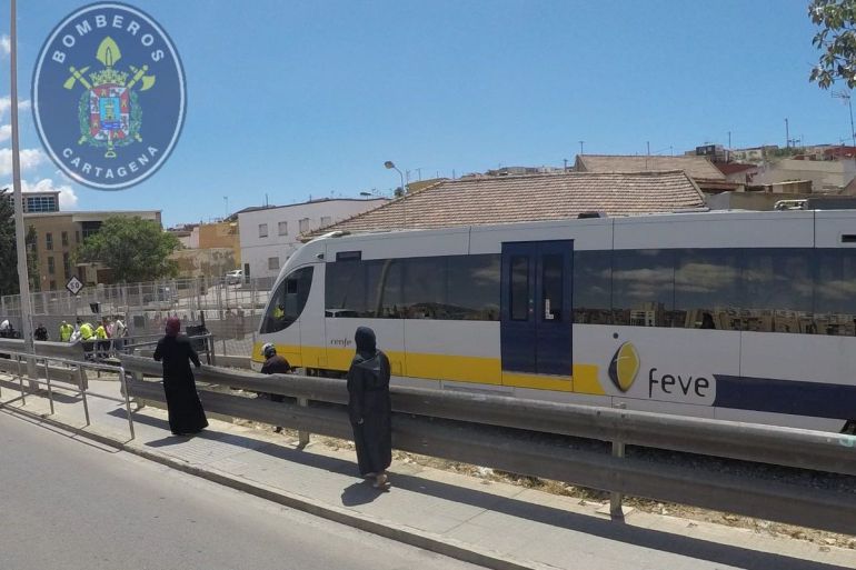 Un herido grave por un atropello del tren de cercanías en Los Mateos Un herido grave por un atropello del tren de cercanías en Los Mateos