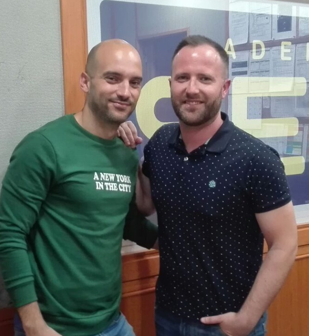 Juan y Cristóbal, en Radio Córdoba. Juan y Cristóbal, en Radio Córdoba.