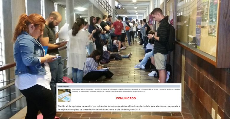 Educación amplía el plazo de presentación para la Oferta de Empleo Público de 2018 en Canarias: Educación amplía el plazo de inscripción para las oposiciones en Canarias Educación amplía el plazo de presentación para la Oferta de Empleo Público de 2018 en Canarias: Educación amplía el plazo de inscripción para las oposiciones en Canarias