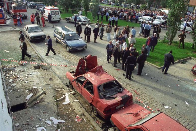 Atentado de ETA en 1996 en la Avenida Carlos III Atentado de ETA en 1996 en la Avenida Carlos III