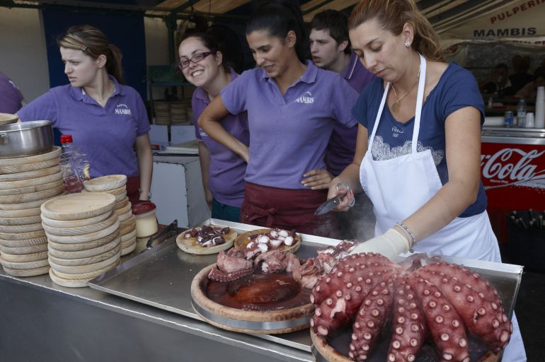 La ración de pulpo en el San Froilán valdrá 12 euros La ración de pulpo en el San Froilán valdrá 12 euros