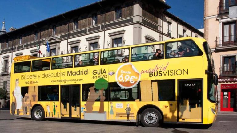 La justicia confirma la orden para que el autobús turístico de Busvisión deje de operar en Madrid La justicia confirma la orden para que el autobús turístico de Busvisión deje de operar en Madrid
