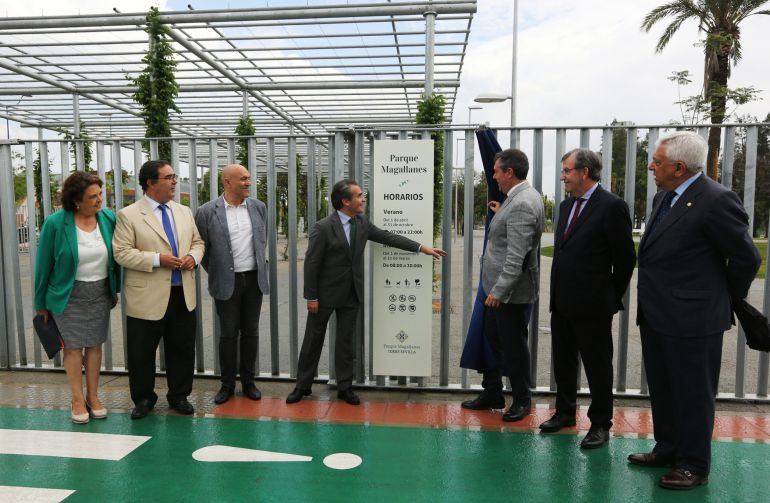 El parque Fernando de Magallanes abre sus puertas al río El parque Fernando de Magallanes abre sus puertas al río
