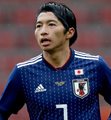 Gaku en un amistoso ante Ucrania en Bélgica. Gaku en un amistoso ante Ucrania en Bélgica.