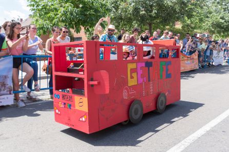 La carrera de autos locos es un clásico de las fiestas de Getafe La carrera de autos locos es un clásico de las fiestas de Getafe