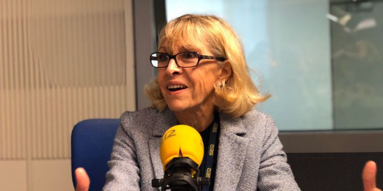 Cristina Rota durante la entrevista Cristina Rota durante la entrevista