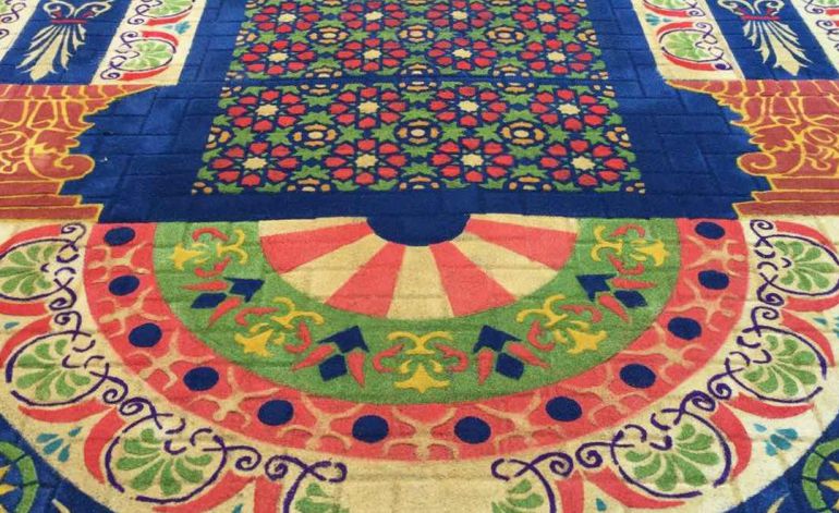 Elche de la Sierra ya prepara sus alfombras para celebrar el Corpus Elche de la Sierra ya prepara sus alfombras para celebrar el Corpus