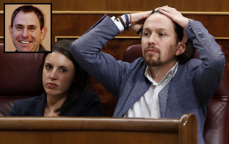 Fernando Sabaté, Irene Montero y Pablo Iglesias Fernando Sabaté, Irene Montero y Pablo Iglesias