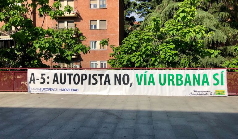 "Autopista no, vía urbana sí" "Autopista no, vía urbana sí"