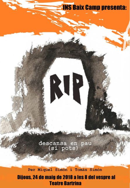 Cartell del musical "RIP" Cartell del musical "RIP"