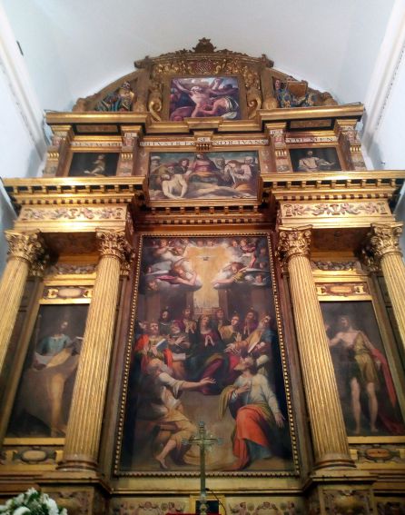 Retablo de la capilla del Espíritu Santo de la catedral de Cuenca. Retablo de la capilla del Espíritu Santo de la catedral de Cuenca.