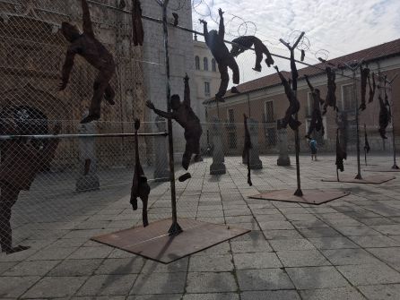 El drama de los refugiados se instala en Valladolid El drama de los refugiados se instala en Valladolid