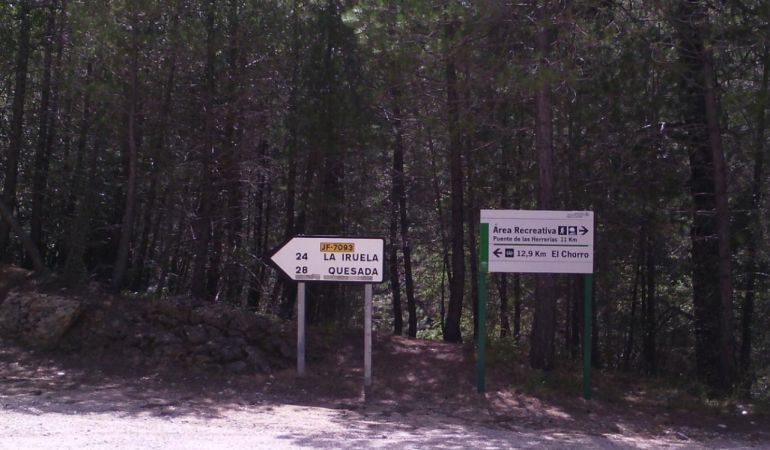 Lugar por el que transcurre la prueba de BTT. Lugar por el que transcurre la prueba de BTT.