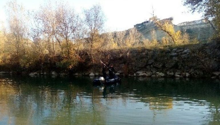 Paraje del río Aragón donde fue encontrado el cuerpo Paraje del río Aragón donde fue encontrado el cuerpo