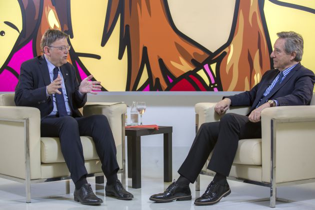 Ximo Puig e Iñaki Gabilondo Ximo Puig e Iñaki Gabilondo