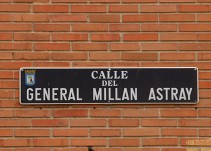 La Justicia obliga a Carmena a mantener el nombre de la calle General Millán Astray
