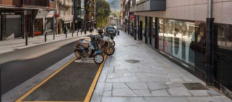 Calle San Marcial que se cortará al tráfico durante los Sanmarciales. 