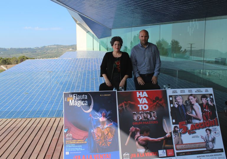 La Directora del Auditori, Maite Serrat, y el Presidente de la Fundación CV Auditori Teulada Moraira, Carlos Linares. La Directora del Auditori, Maite Serrat, y el Presidente de la Fundación CV Auditori Teulada Moraira, Carlos Linares.