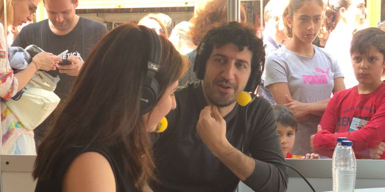 El cantante y compositor Marwan durante la entrevista El cantante y compositor Marwan durante la entrevista