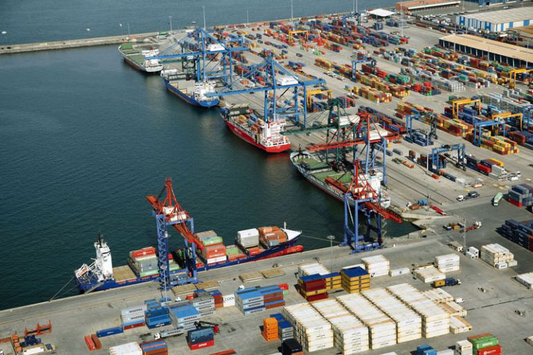 Se suspenden los envíos de "armamento" desde el Puerto de Bilbao Se suspenden los envíos de "armamento" desde el Puerto de Bilbao