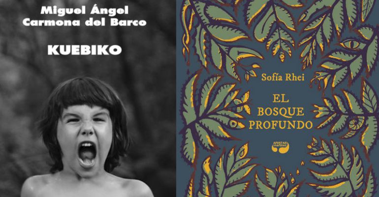 Portadas de "Kuebiko" y "El bosque profundo" Portadas de "Kuebiko" y "El bosque profundo"