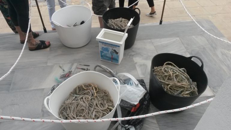 Casi 600 Kilos de plomo sacados del fondo del mar con el proyecto Plumbum Casi 600 Kilos de plomo sacados del fondo del mar con el proyecto Plumbum