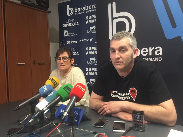 Imanol Álvarez en su presentación como nuevo entrenador del Super AMARA Bera Bera. Imanol Álvarez en su presentación como nuevo entrenador del Super AMARA Bera Bera.
