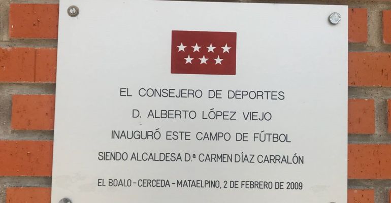 Placa retirada a López Viejo tras sentencia en Gürtel Placa retirada a López Viejo tras sentencia en Gürtel