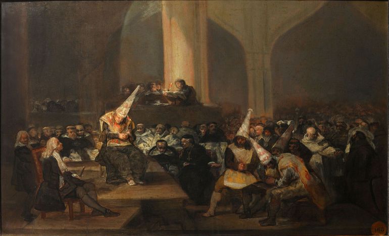Francisco de Goya - Escena de Inquisición Francisco de Goya - Escena de Inquisición
