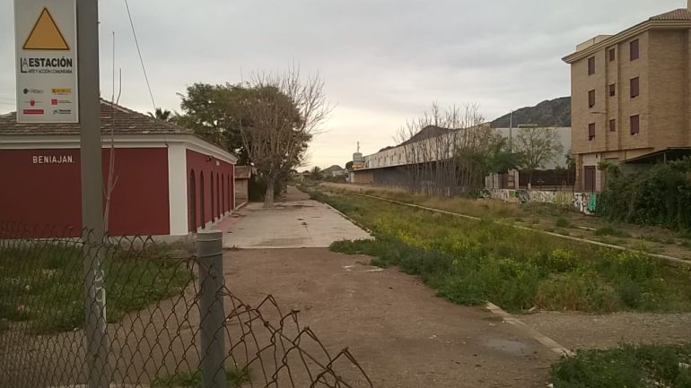 La Vía Verde a su paso por Beniaján La Vía Verde a su paso por Beniaján