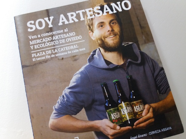 Folleto publicitario del nuevo Mercado Artesano y Ecológico de Oviedo Folleto publicitario del nuevo Mercado Artesano y Ecológico de Oviedo