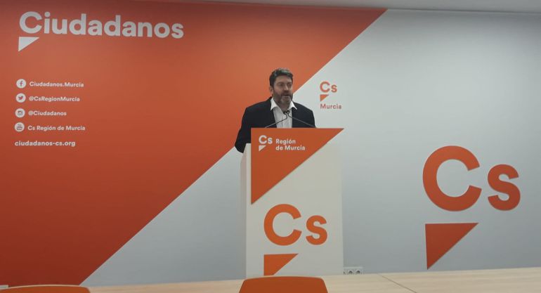 El portavoz de Ciudadanos, Miguel Sánchez, en una imagen de archivo El portavoz de Ciudadanos, Miguel Sánchez, en una imagen de archivo