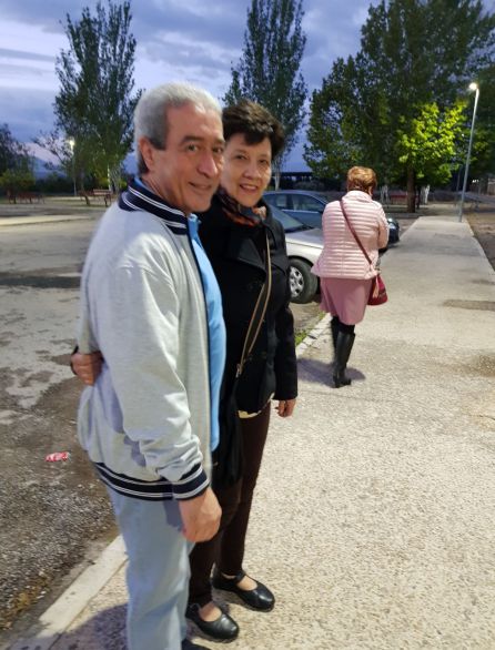 Francisco Javier Gómez junto a su esposa, Maria Jesús Lamarca tras obtener a finales de abril el tercer grado Francisco Javier Gómez junto a su esposa, Maria Jesús Lamarca tras obtener a finales de abril el tercer grado