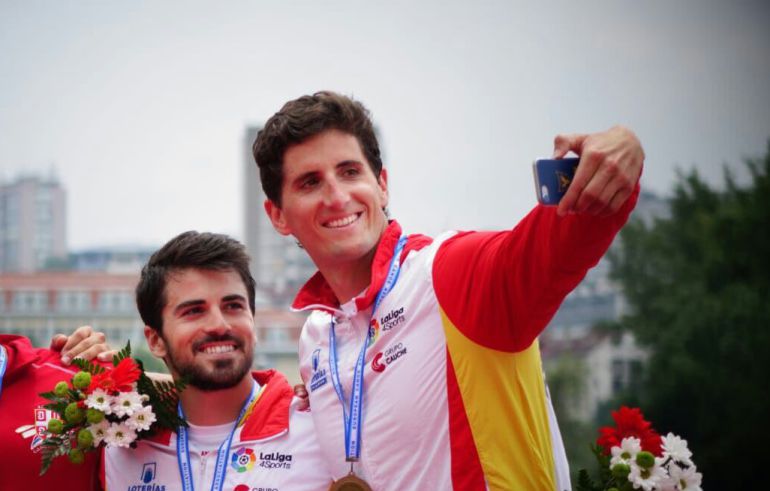 Cubelos y Peña, medalla de bronce en Belgrado Cubelos y Peña, medalla de bronce en Belgrado