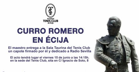 Cartel del acto que tendrá lugar este viernes en Écija Cartel del acto que tendrá lugar este viernes en Écija