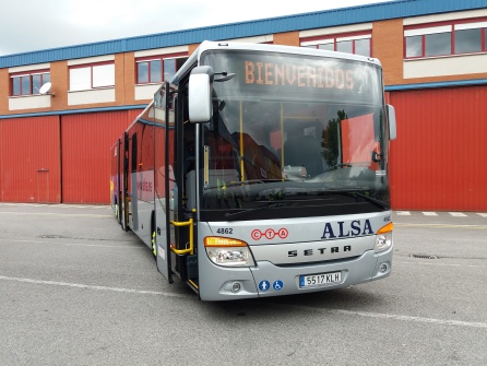 Uno de los nuevos autobuses de última generación que ALSA incorpora a su flota Uno de los nuevos autobuses de última generación que ALSA incorpora a su flota