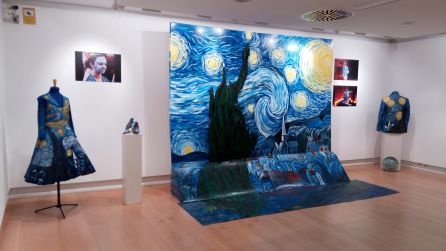 "Noche estrellada" de Van Gogh inspiró una parte de la instalación creativa "Noche estrellada" de Van Gogh inspiró una parte de la instalación creativa