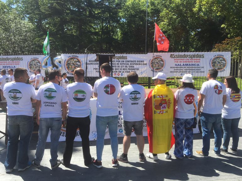 SOLDADOS: Los militares se movilizan en Valladolid SOLDADOS: Los militares se movilizan en Valladolid