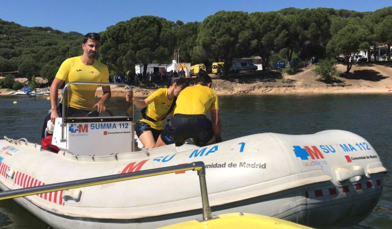Operativo de salvamento en el Pantano de San Juan Operativo de salvamento en el Pantano de San Juan