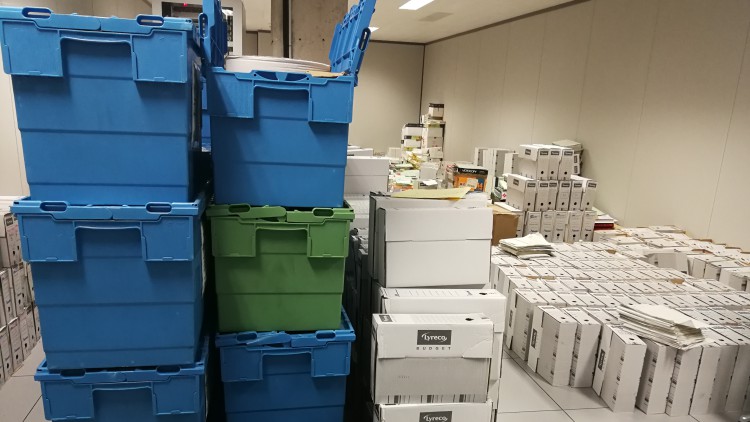 La Audiencia recibe las piezas 2 y 3 del Caso Cooperación en 56 contenedores