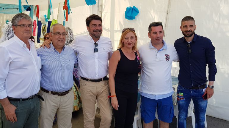 Hernández y Portillo, junto al alcalde de Alicante, Luis Barcala Hernández y Portillo, junto al alcalde de Alicante, Luis Barcala