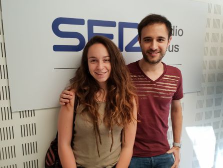 Sara Ferré i Daniel Andreu a Ràdio Reus Sara Ferré i Daniel Andreu a Ràdio Reus