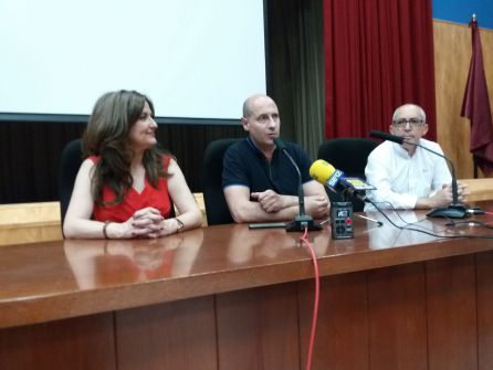 Momento de la presentación de la jornada, intervención del alcalde, José Luis HIdalgo Momento de la presentación de la jornada, intervención del alcalde, José Luis HIdalgo