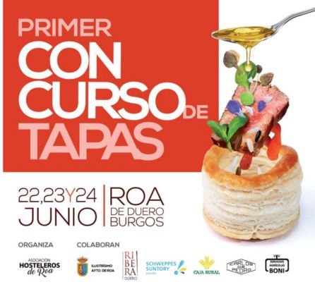 Cartel del I Concurso de Tapas de Roa. Cartel del I Concurso de Tapas de Roa.
