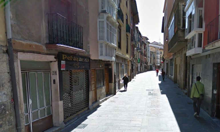 La calle Santo Domingo del casco viejo La calle Santo Domingo del casco viejo